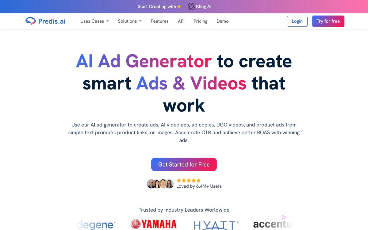 2. Predis.ai: Creativity going beyond just videos - hero screenshot