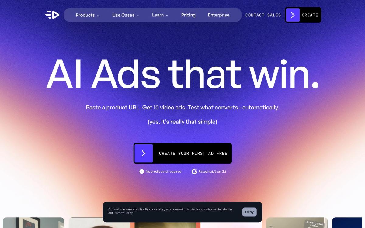 #3: Creatify - hero screenshot