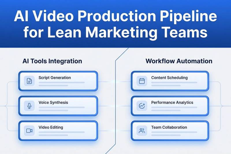 AI Video Production Pipeline for Lean Marketing Teams