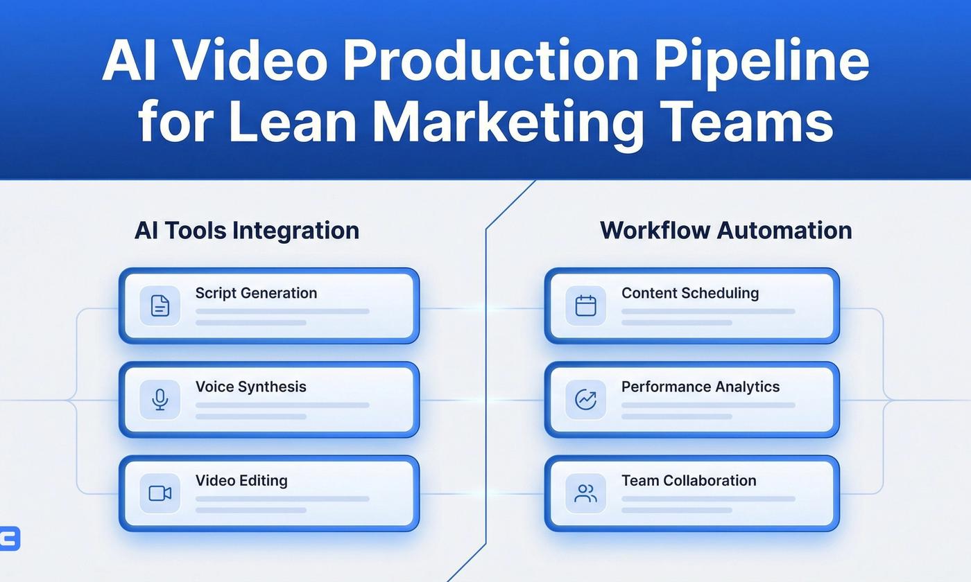 AI Video Production Pipeline for Lean Marketing Teams
