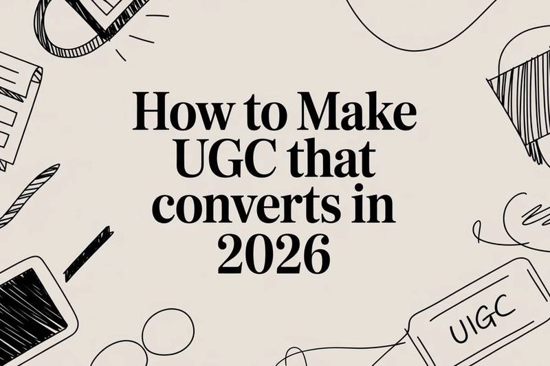 Flowchart comparing UGC creation methods: DIY using smartphone camera and mobile editing, versus AI using prompts, algorithms, and automated scheduling, ending in an engagement loop.