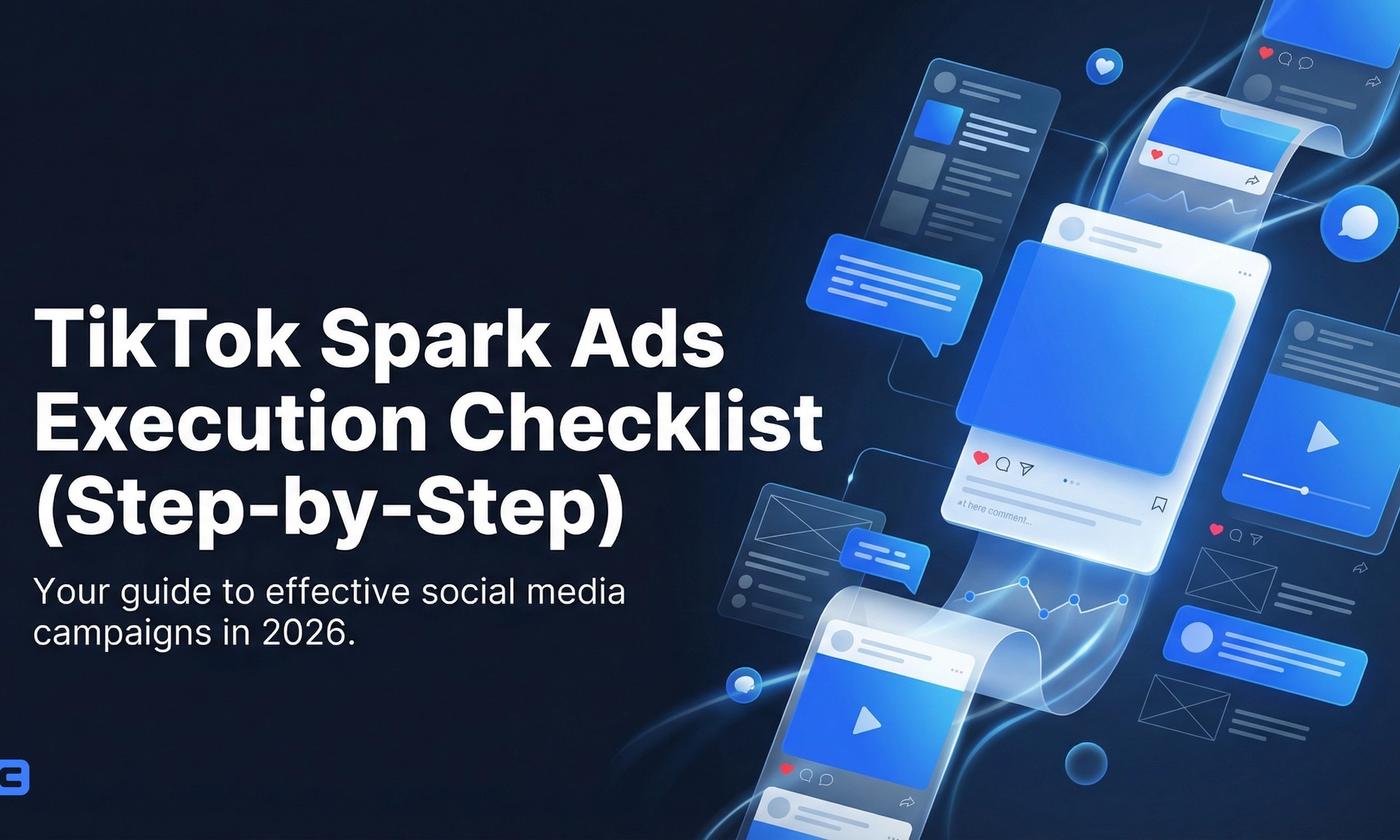 TikTok Spark Ads Execution Checklist (Step-by-Step)