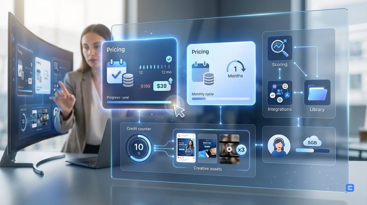 Illustration for AdCreative.ai Pricing Breakdown (Hidden Cost Model)