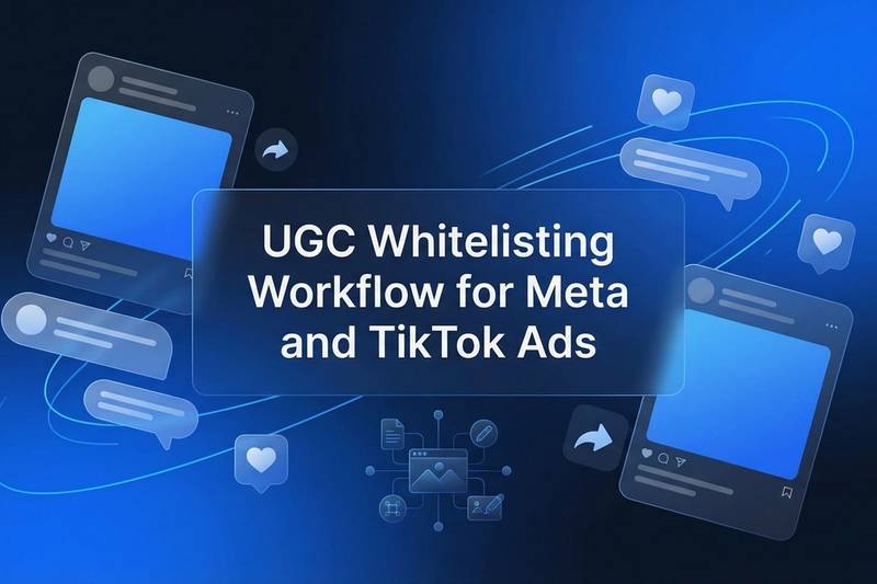 UGC Whitelisting Workflow for Meta and TikTok Ads