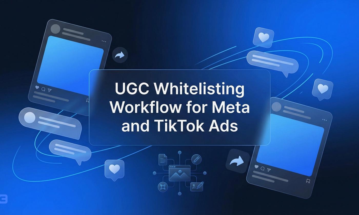 UGC Whitelisting Workflow for Meta and TikTok Ads