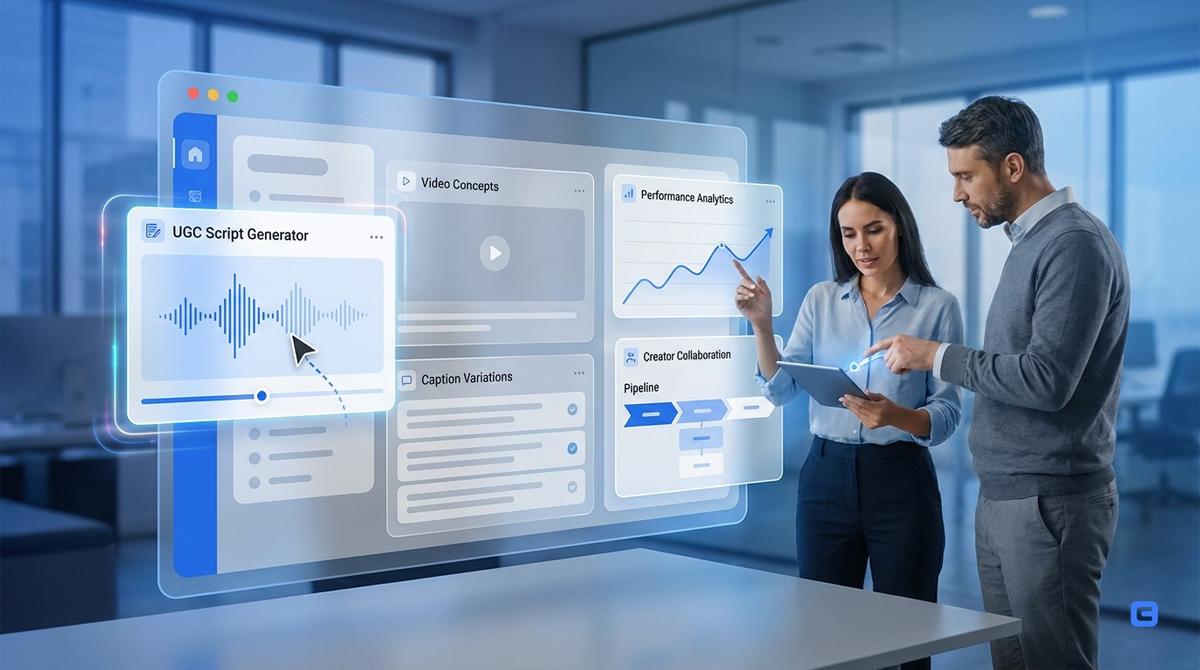 Illustration for AI UGC Scripts That Convert for Ecommerce