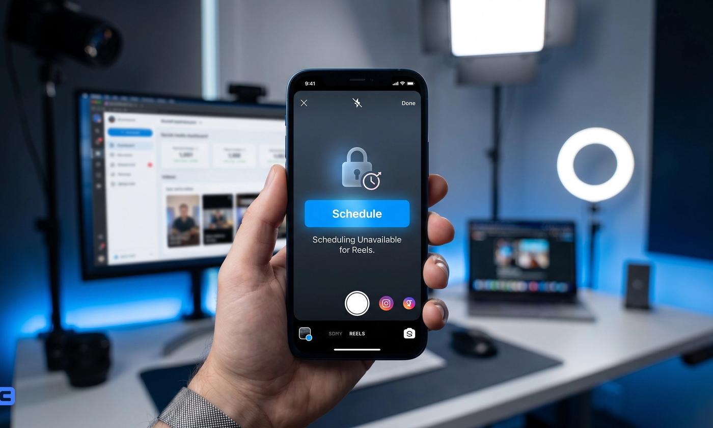Why You Can’t Schedule Reels on Instagram in 2026 hero banner