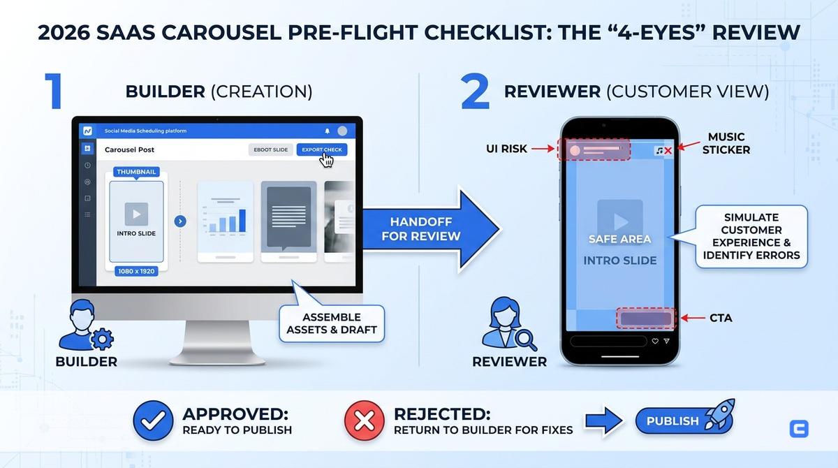 Editorial illustration for A pre-flight checklist for carousel posts