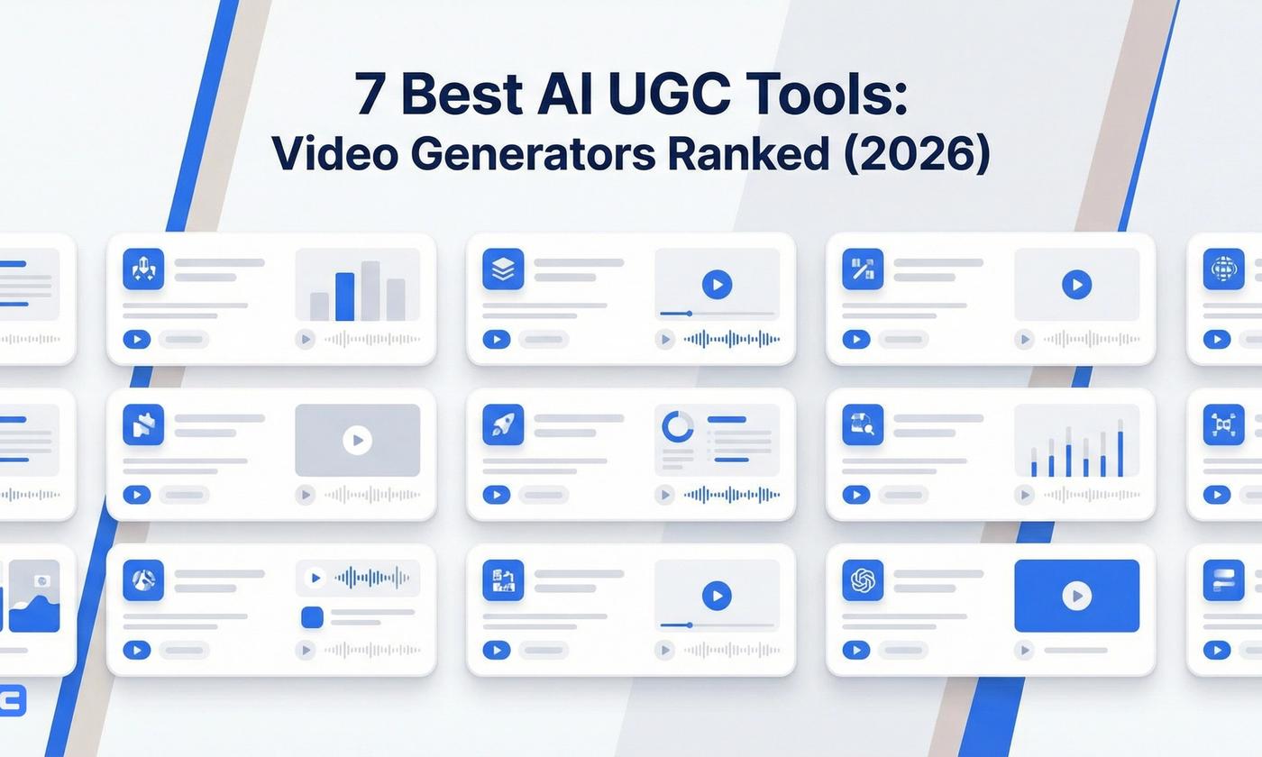 7 Best AI UGC Tools: Video Generators Ranked (2026)