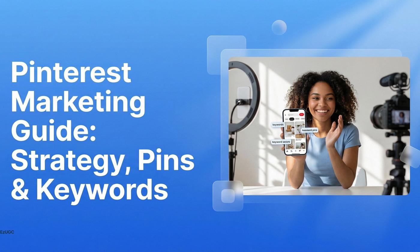 Pinterest Marketing Guide: Strategy, Pins & Keywords - EzUGC Blog