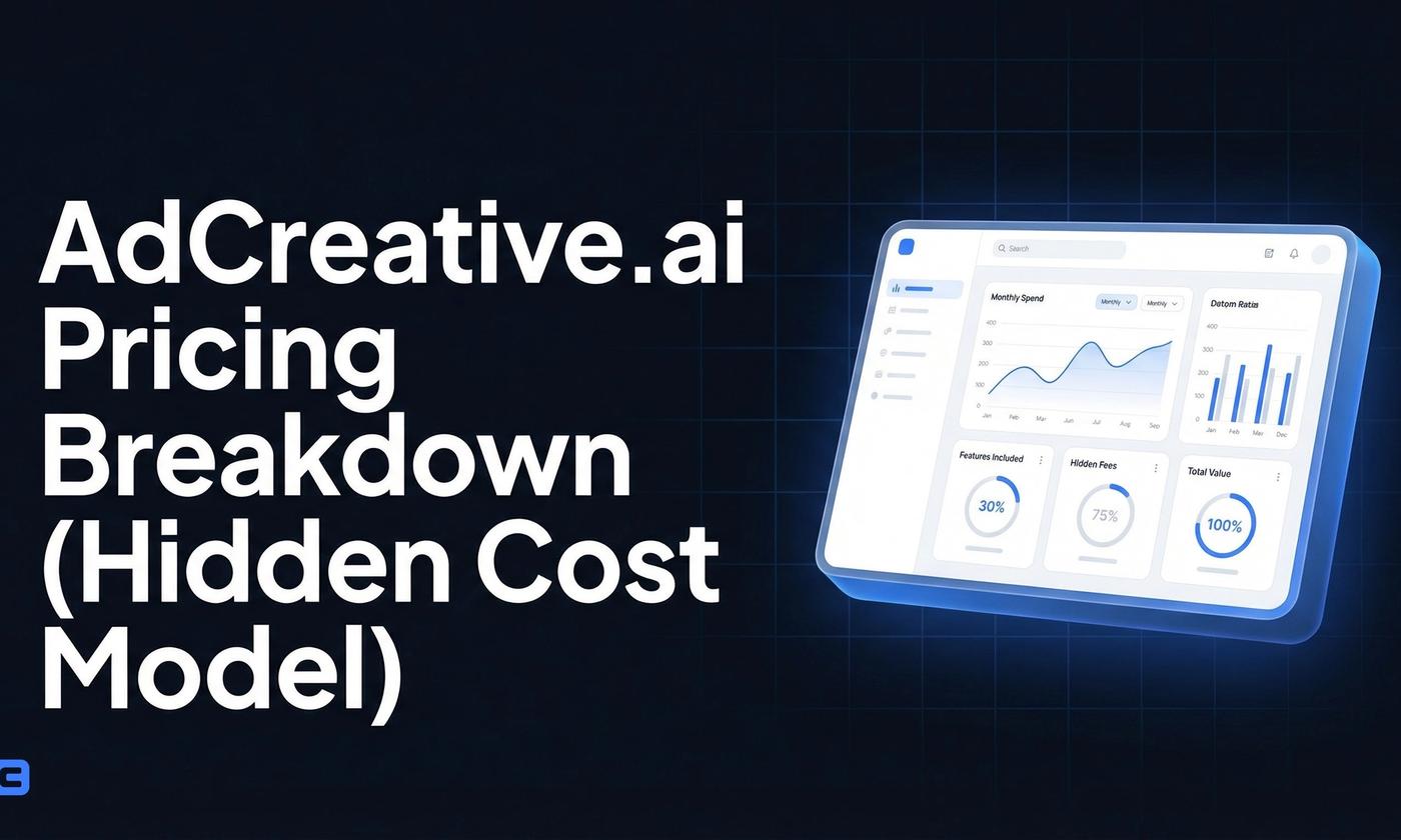 AdCreative.ai Pricing Breakdown (Hidden Cost Model)