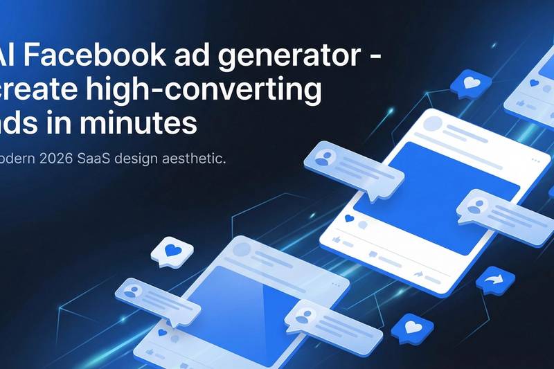 AI Facebook ad generator - create high-converting ads in minutes