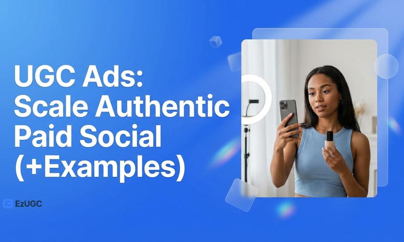 UGC Ads: Scale Authentic Paid Social (+Examples) - EzUGC Blog