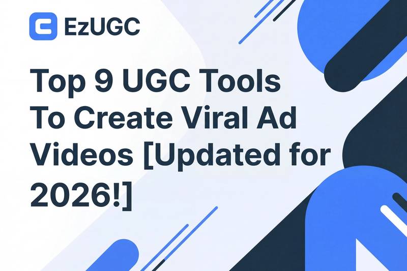 I tested 9 AI UGC tools for video ads. Real pricing, actual workflows, honest tradeoffs. EzUGC, Arcads, Creatify, and more. Here's what actually works.