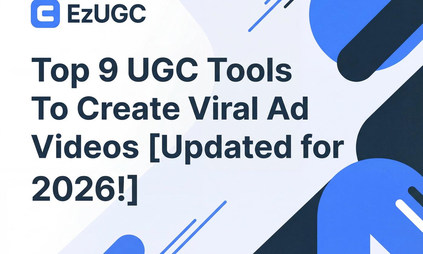 I tested 9 AI UGC tools for video ads. Real pricing, actual workflows, honest tradeoffs. EzUGC, Arcads, Creatify, and more. Here's what actually works.