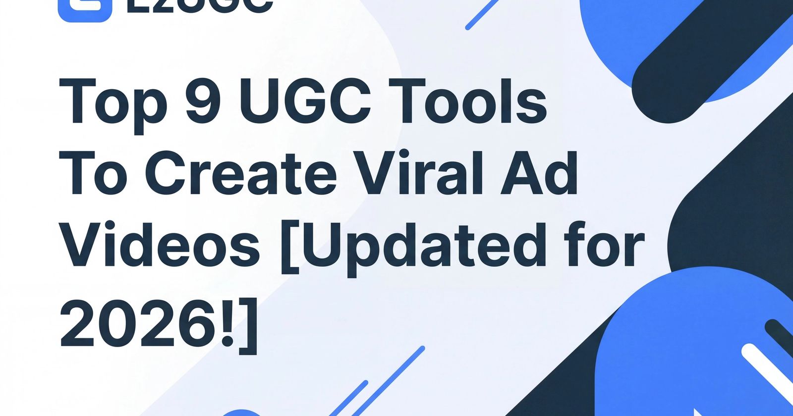 I tested 9 AI UGC tools for video ads. Real pricing, actual workflows, honest tradeoffs. EzUGC, Arcads, Creatify, and more. Here's what actually works.