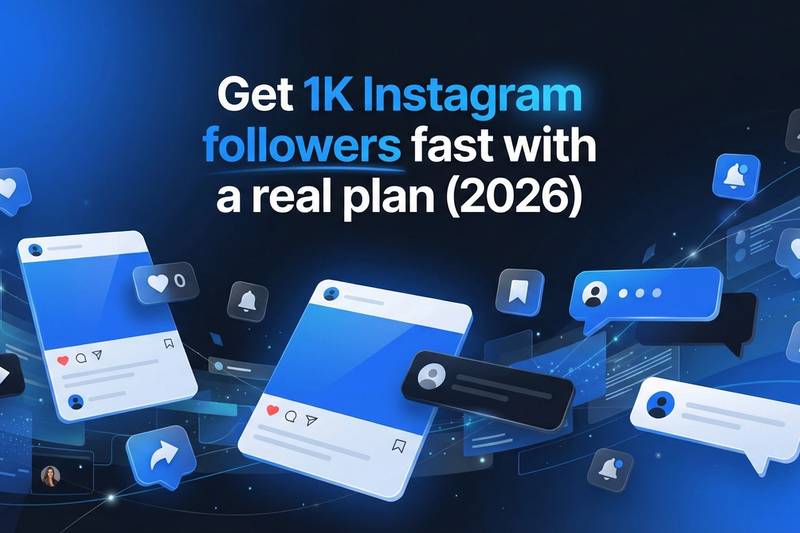 Get 1K Instagram followers fast with a real plan (2026)