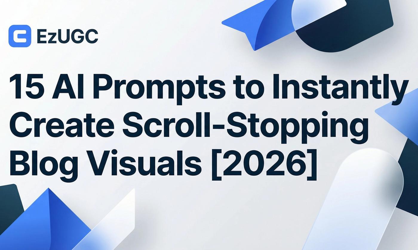 Exact AI prompts for creating marketing visuals, UGC videos, and social ads. Real examples, not theory. Copy-paste ready.