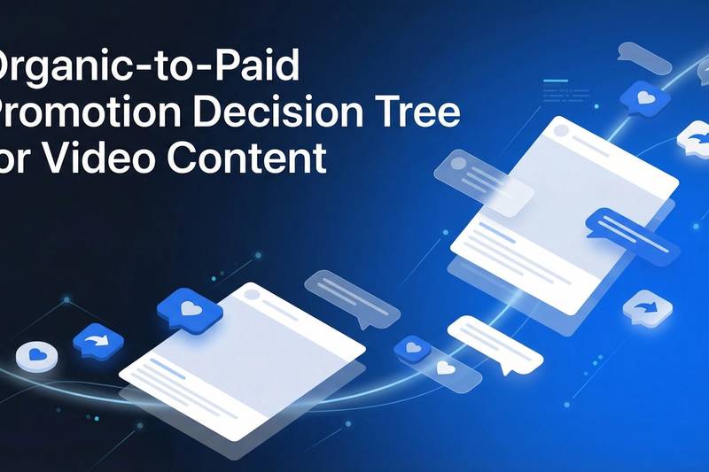 Organic-to-Paid Promotion Decision Tree for Video Content
