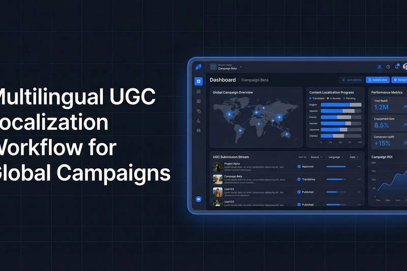 Multilingual UGC Localization Workflow for Global Campaigns