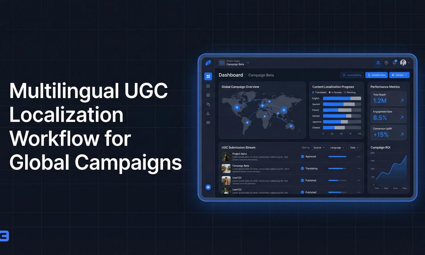 Multilingual UGC Localization Workflow for Global Campaigns