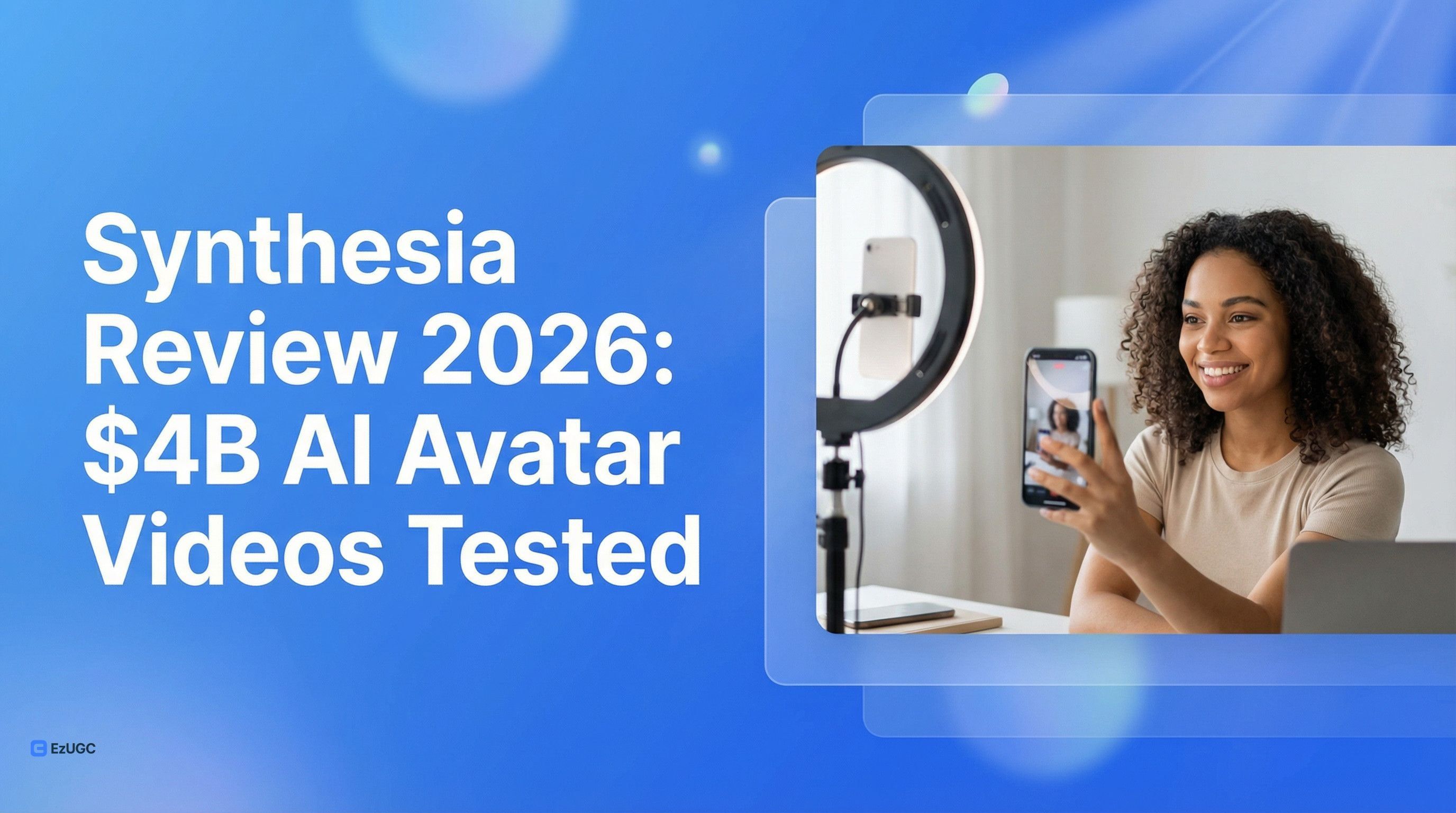 Synthesia Review 2026: $4B AI Avatar Videos Tested - EzUGC Blog
