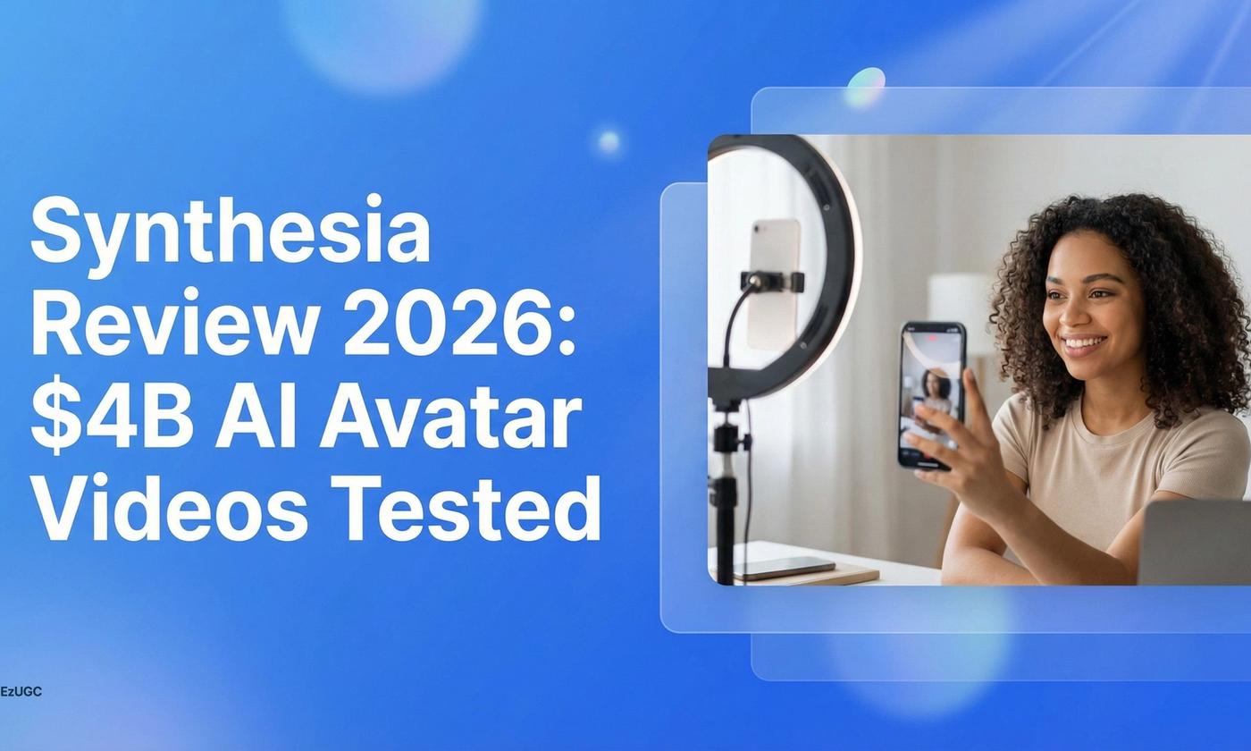 Synthesia Review 2026: $4B AI Avatar Videos Tested - EzUGC Blog