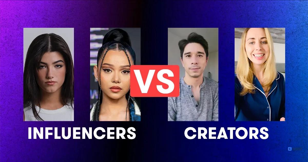 Influencers vs. Digital Creators
