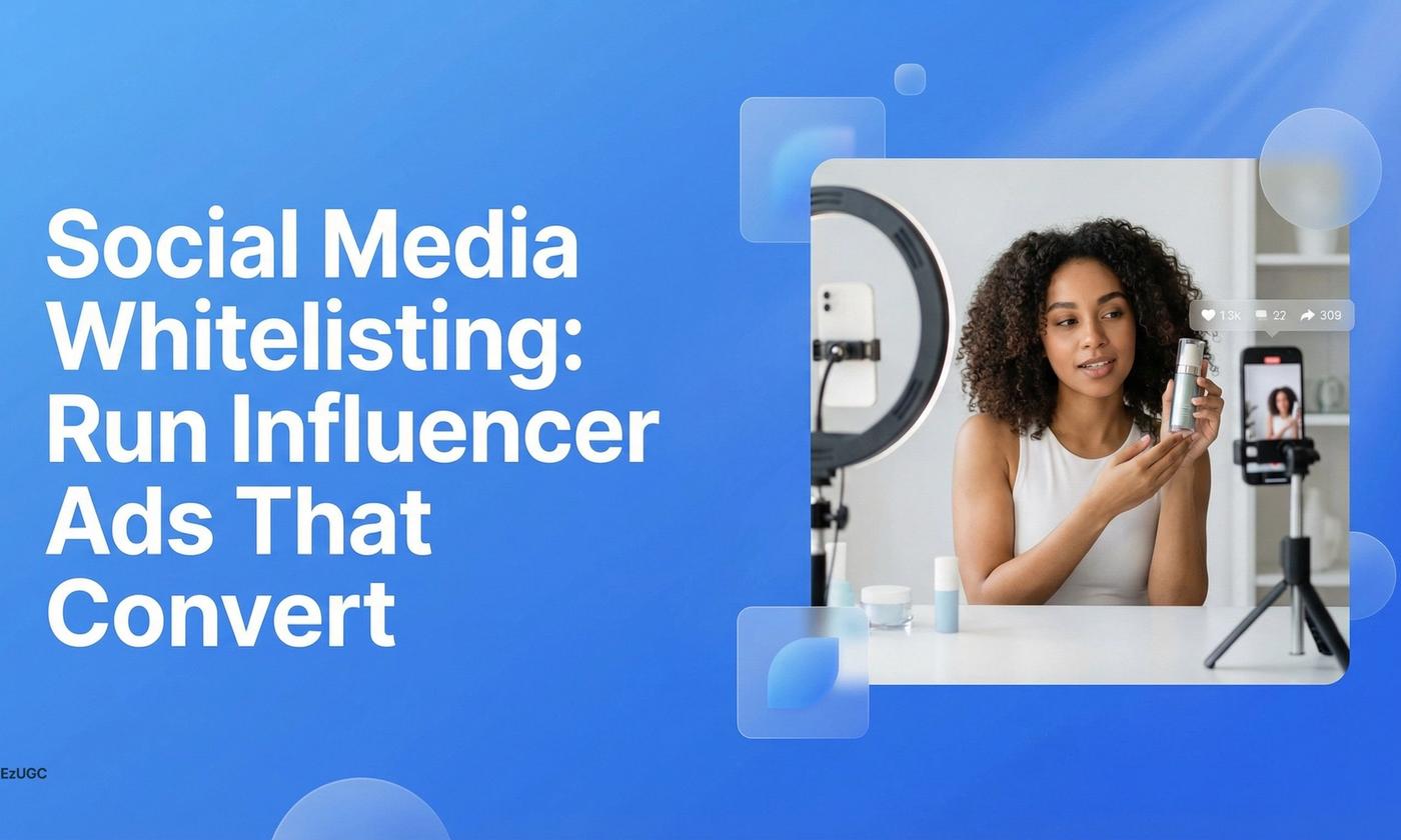 Social Media Whitelisting: Run Influencer Ads That Convert - EzUGC Blog