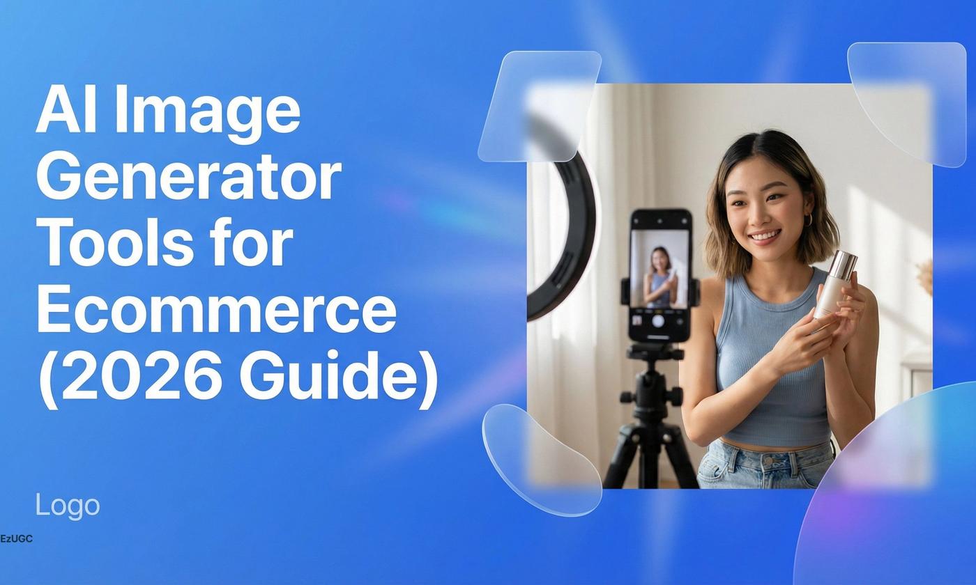 AI Image Generator Tools for Ecommerce (2026 Guide) - EzUGC Blog