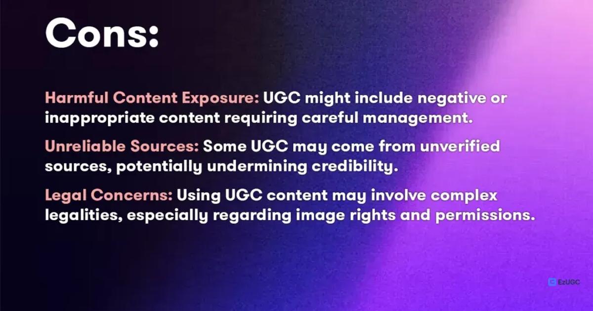 ugc cons