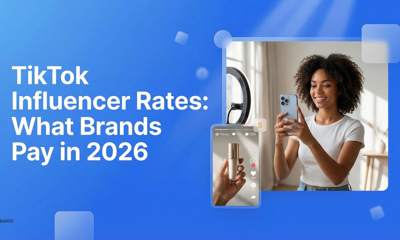 TikTok Influencer Rates: What Brands Pay in 2026 - EzUGC Blog
