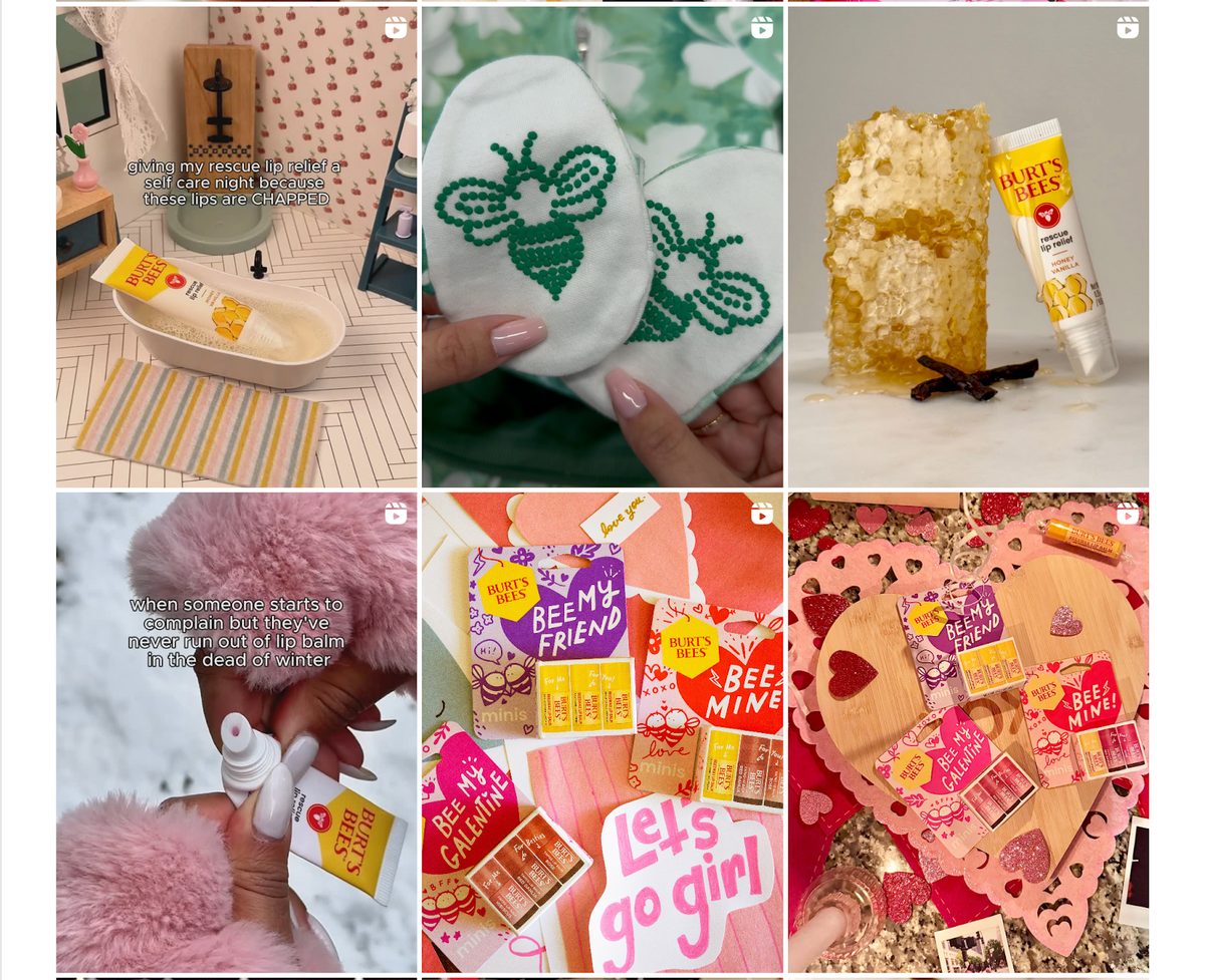 6. Burt’s Bees - hero screenshot