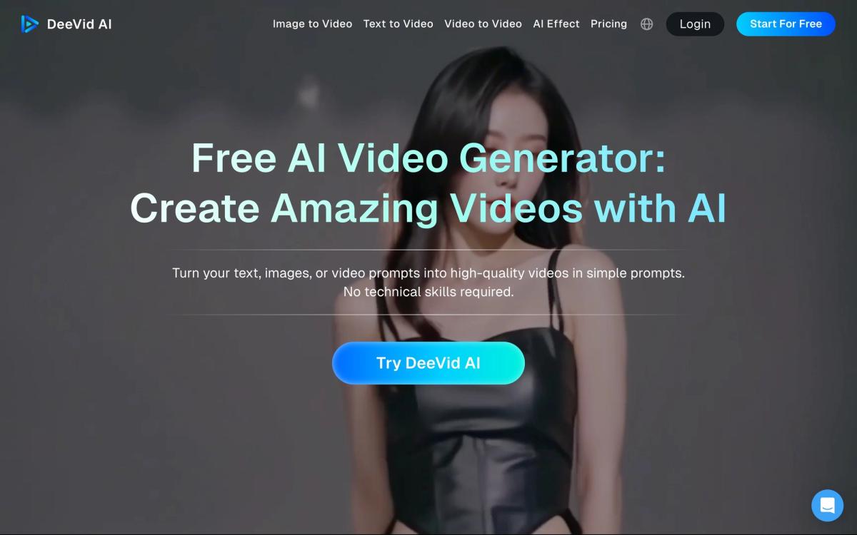 6. Deevid.AI - All-in-One Creative Playground - hero screenshot