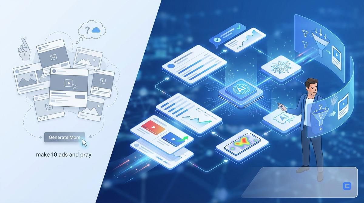 Illustration for AI UGC Testing Framework for Paid Social Teams