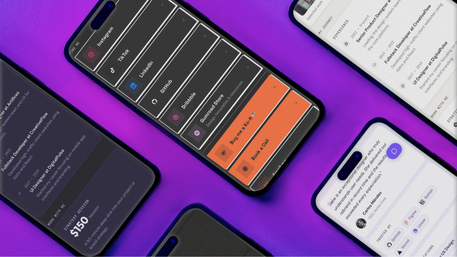 Zutrabio - Premium Astro Link in Bio Theme