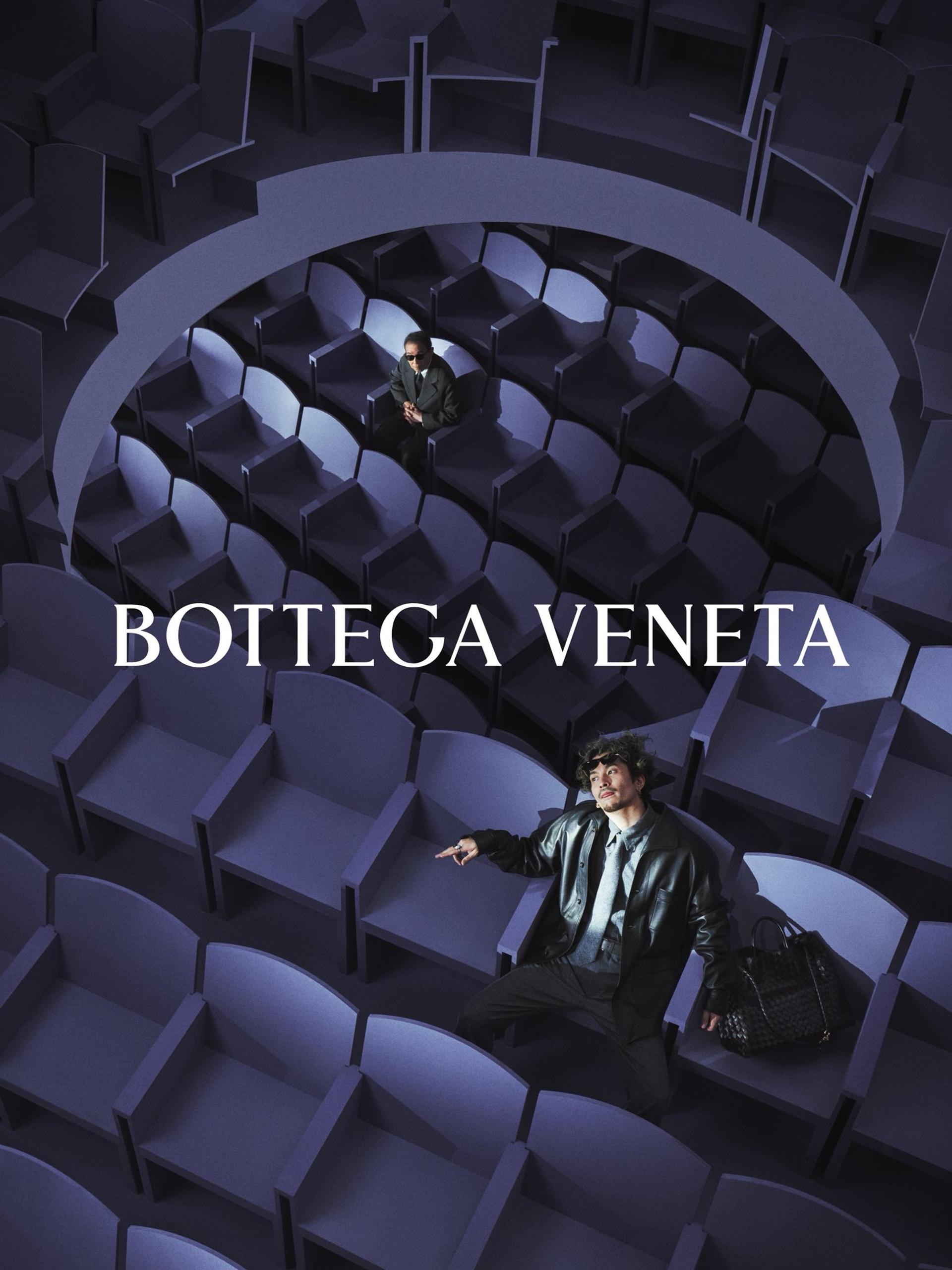 Set design for Bottega Veneta's Japanese campaign with Tamori and Daiki Tsuneta