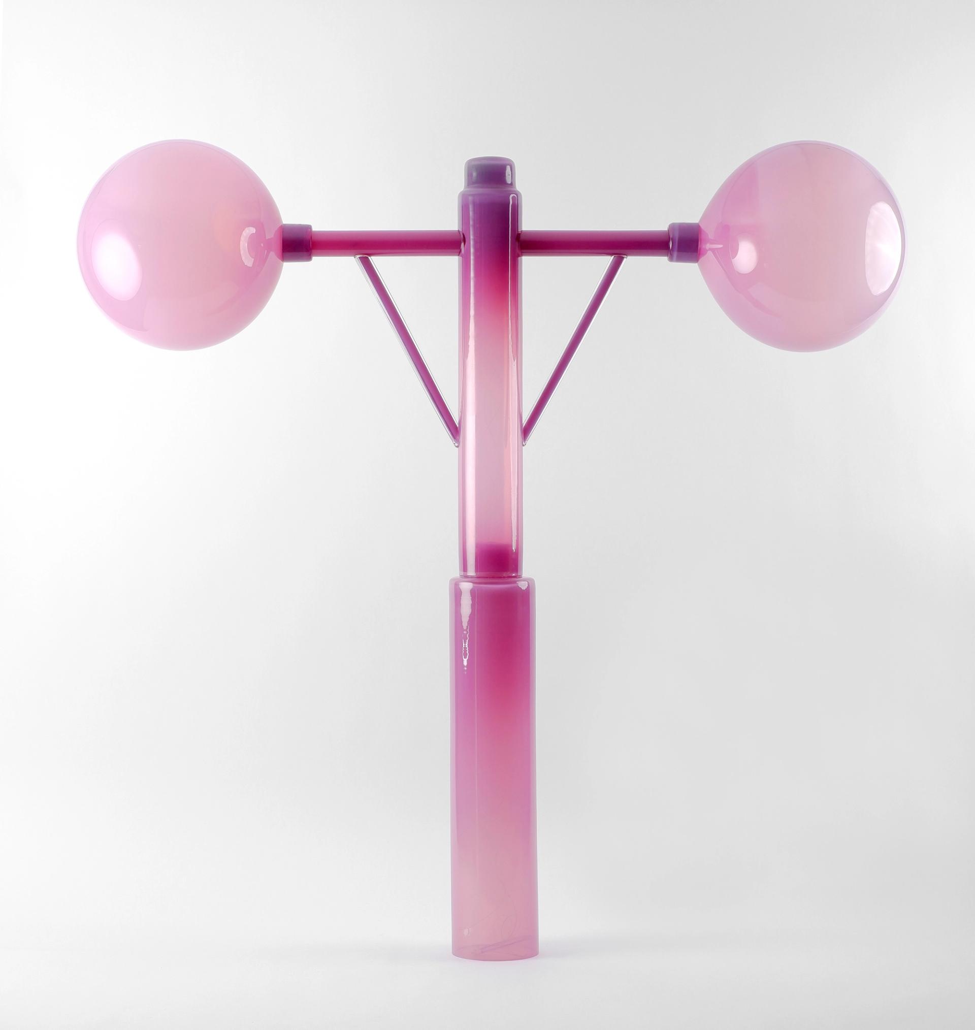 Blown glass lamppost 02, head