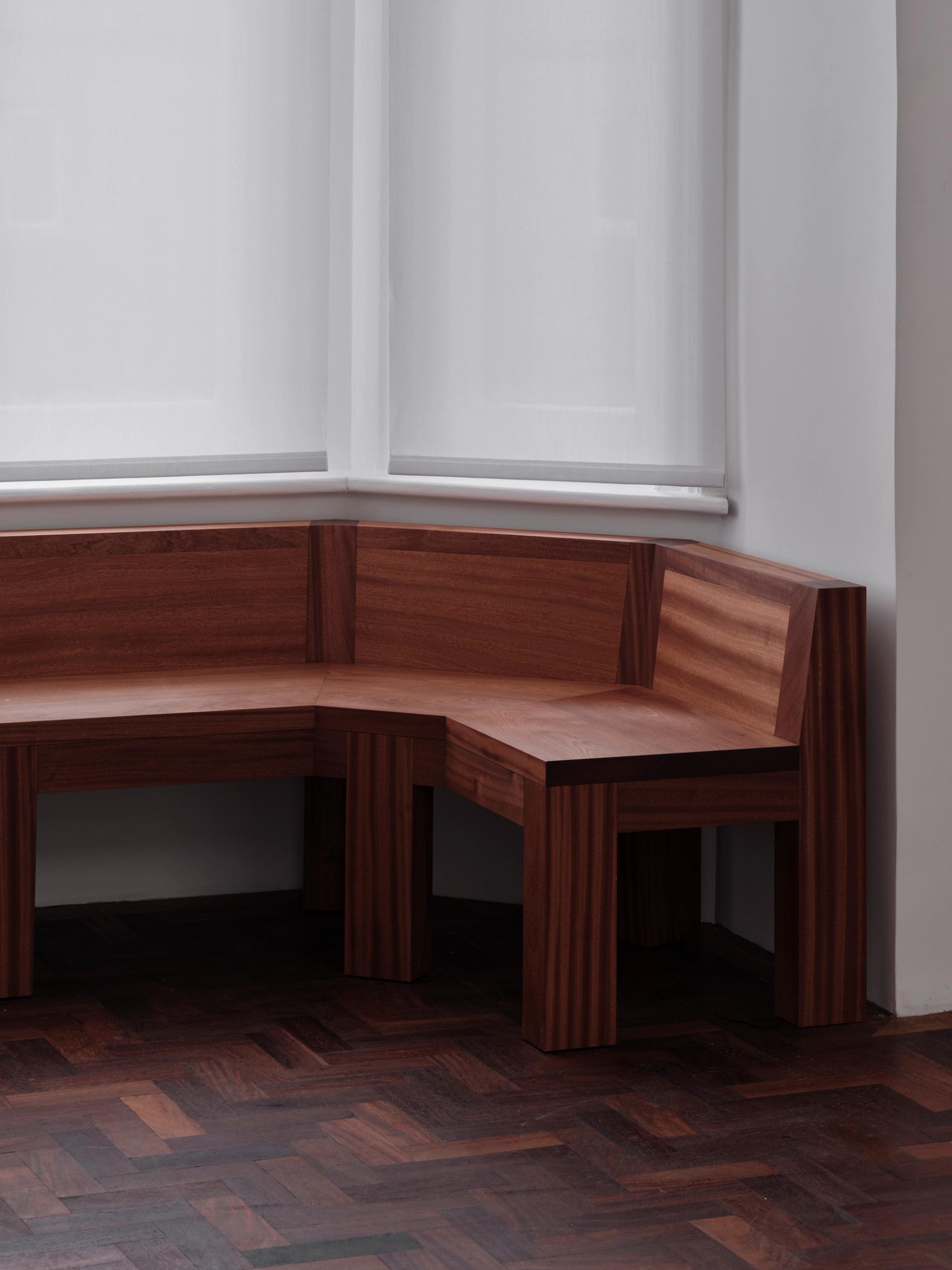 Gallery bench at Manor Place