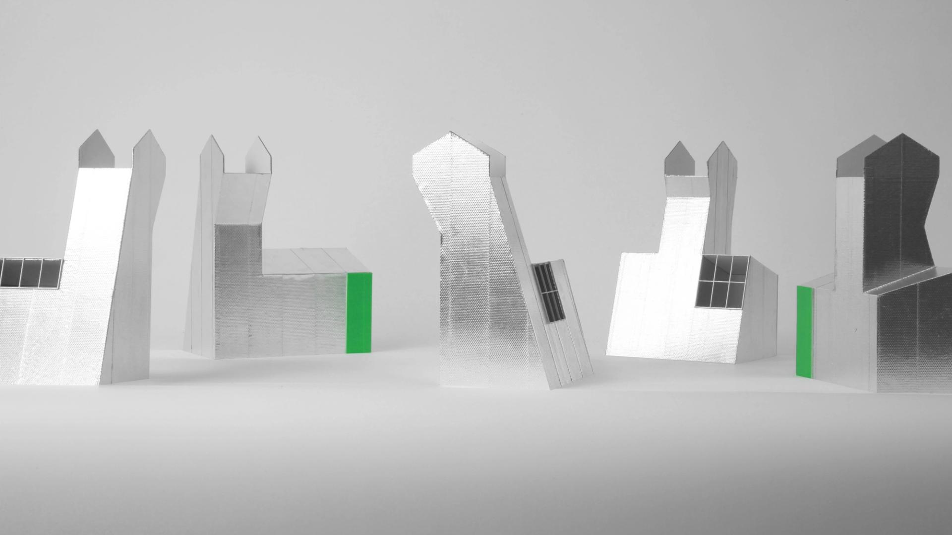 Artists studio maquettes for Manor Place 