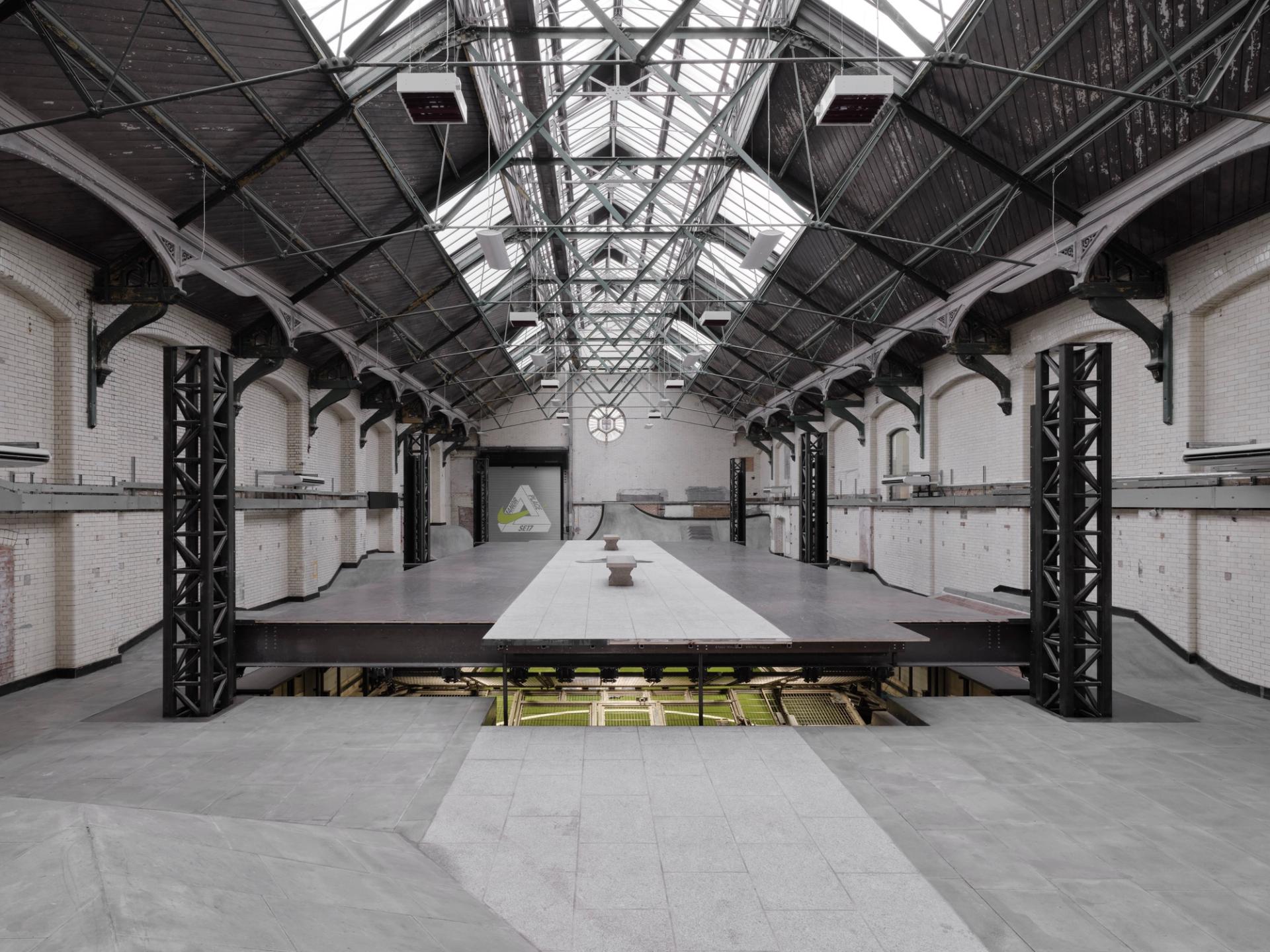 Manor Place football pitch and skatepark for Nike and Palace