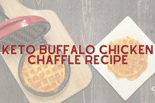 Keto Buffalo Chicken Chaffle Recipe card image