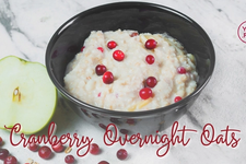 NEW Recipe! Cranberry Overnight Oats card image