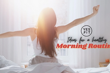 5 Ideas for a Healthy Morning Routine card image