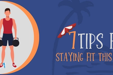 7 Tips for staying fit this summer. card image