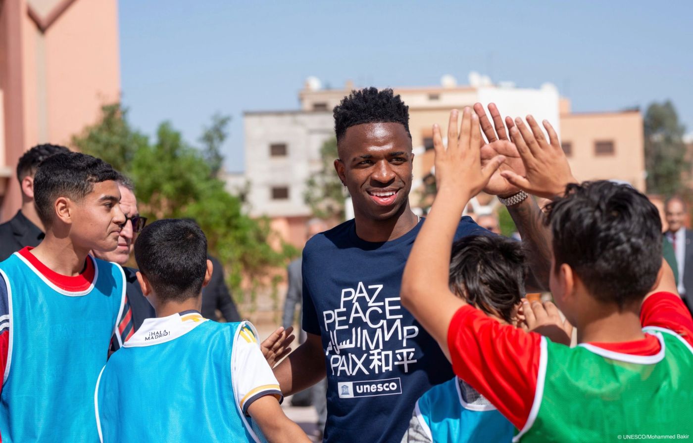 Real Madrid star Vinicius Junior visits Marrakech — photograph 1