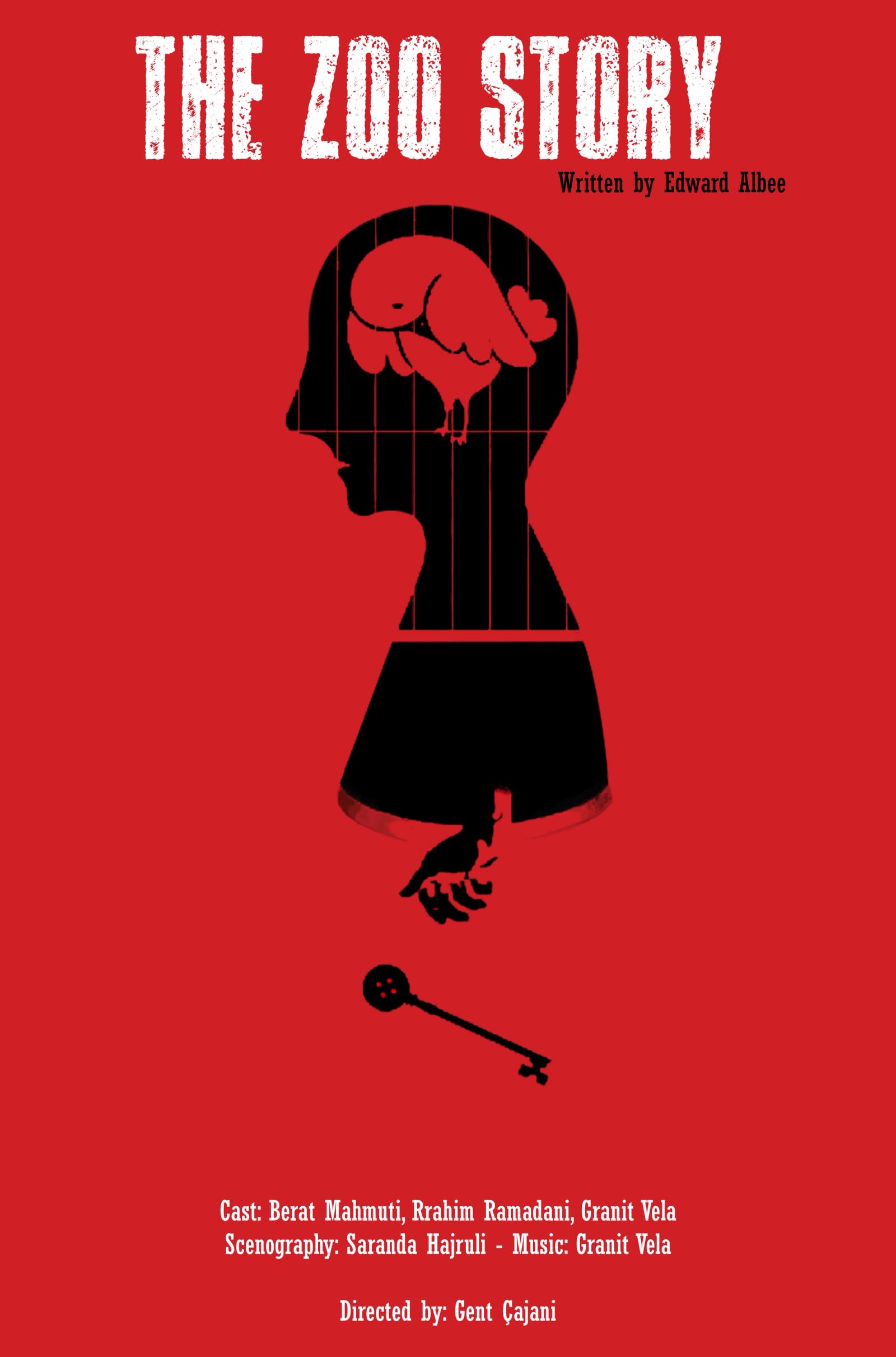 Poster i shfaqjes “Zoo Story” nga Edward Albee.