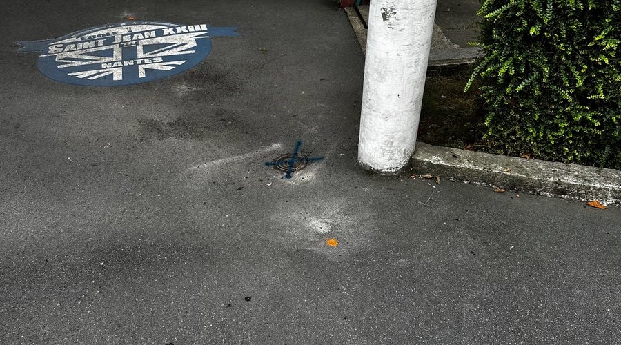 Fuite sur une bouche à clé.