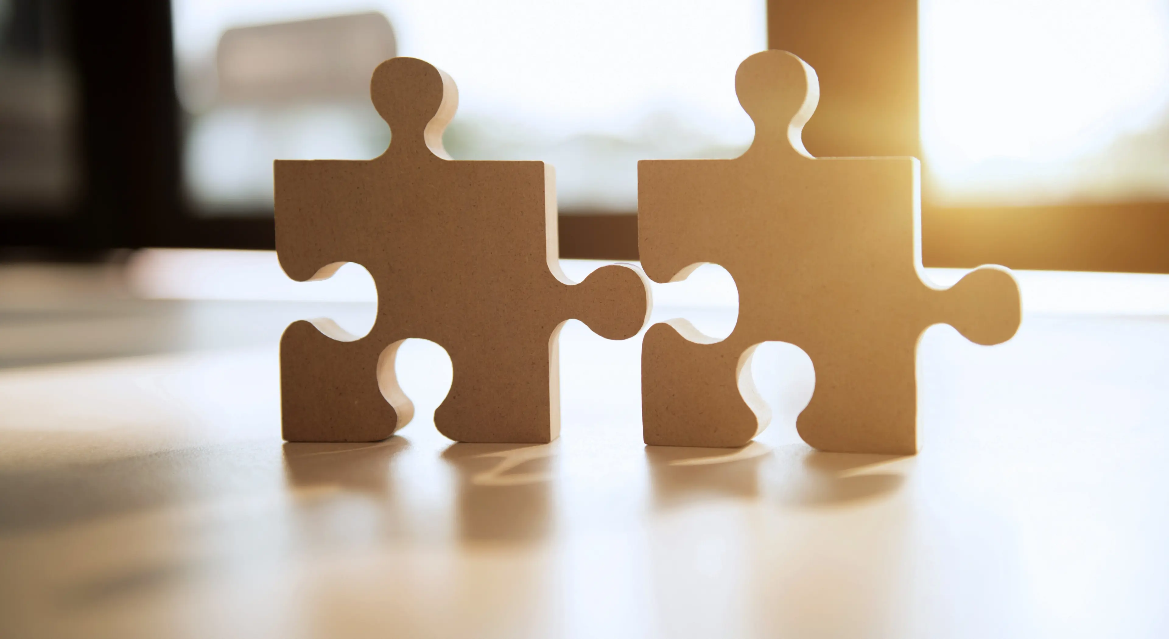 puzzle pieces fitting together