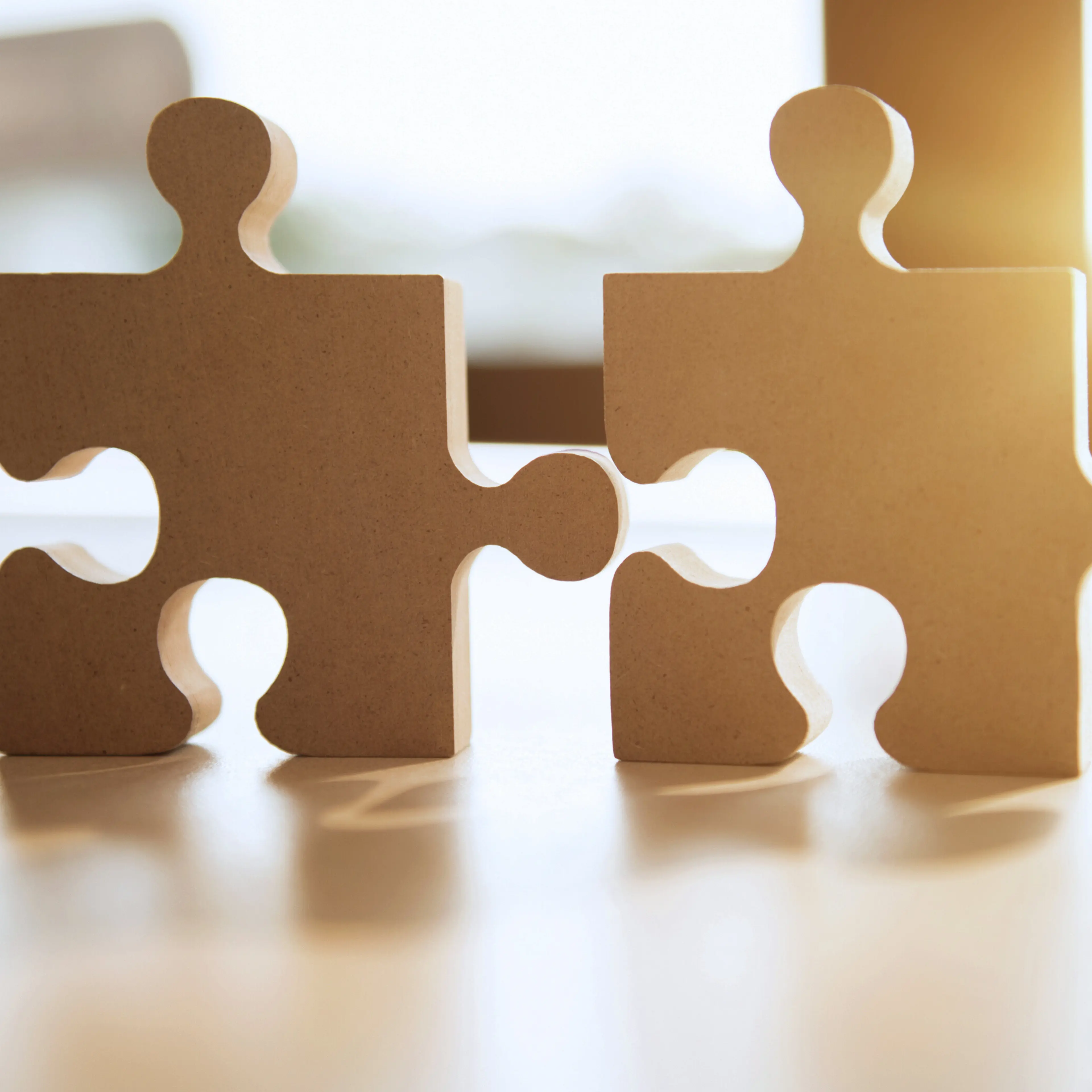 puzzle pieces fitting together